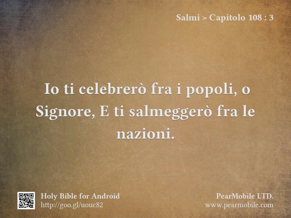 Salmi, Capitolo 108:3
